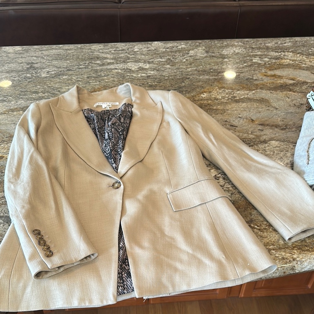 Veronica Beard Oatmeal Blazer
